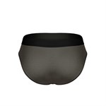 Темно-серые бамбуковые трусы-брифы 375395