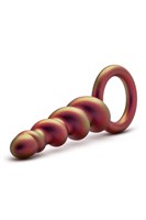 Коричневый анальный стимулятор Spiral Loop Copper Anal Plug - 13,3 см. 376372 - фото 63838