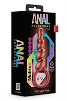 Коричневый анальный стимулятор Spiral Loop Copper Anal Plug - 13,3 см. 376372 - фото 63840