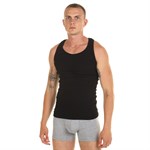 Мужская хлопковая майка-борцовка 376515 Мужская хлопковая майка-борцовка 376515