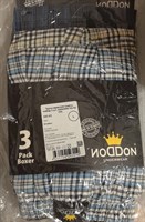 Набор из 3 мужских трусов-шортов в клетку 376582