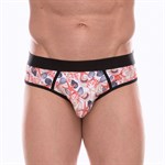 Белые трусы-джоки с принтом в виде цветных ракушек 378145 - фото 871952 Белые трусы-джоки с принтом в виде цветных ракушек 378145 - фото 871952