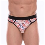 Мужские трусы-стринги с принтом в виде разноцветных ракушек 378192 - фото 871973 Мужские трусы-стринги с принтом в виде разноцветных ракушек 378192 - фото 871973