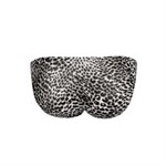 Мужские трусы-слипы с серым леопардовым принтом 380205