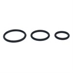 Набор из 3 черных эрекционных колец «Оки-Чпоки» - фото 1434478