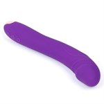 Фиолетовый вибратор для стимуляции точки G - 22 см. - фото 1434496