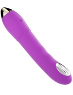 Фиолетовая насадка для мастурбации в душе Dush - фото 565296
