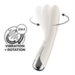Телесный вибратор-ротатор Spinning Vibe 1 - 18 см. - фото 1434326