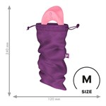 Фиолетовый мешочек для хранения игрушек Treasure Bag M - фото 1434378
