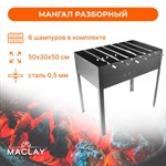 Разборный мангал «Стандарт» с 6 шампурами 389025