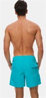 Бирюзовые мужские пляжные шорты 391376