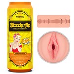 Телесный мастурбатор-вагина Pleasure Brew Masturbator-Blond Ale в банке - фото 1435298