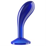 Синяя анальная втулка Flawless Clear Prostate Plug 6.0 - 15 см. - фото 1435307