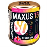 Ароматизированные презервативы Maxus Exotic Mix - 15 шт. - фото 1434406