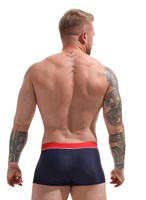 Пляжные боксеры с контрастными полосками по бокам 397149
