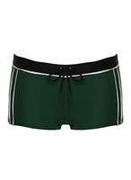 Пляжные боксеры с контрастными полосками по бокам 397149