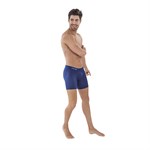 Темно-синие удлиненные трусы-боксеры Classic Match Long Boxer 397842