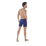 Темно-синие удлиненные трусы-боксеры Classic Match Long Boxer 397842
