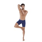 Темно-синие удлиненные трусы-боксеры Classic Match Long Boxer 397842