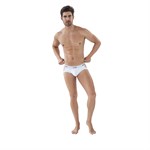 Белые мужские трусы-джоки Oporto Jockstrap 397991 - фото 57878