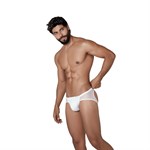 Белые трусы-джоки с ажурными вставками Urge Jockstrap 398358 - фото 57946