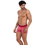 Розовые трусы-боксеры с красной резинкой Fervor Boxer 398413 - фото 66981