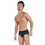 Черные мужские трусы-брифы в рубчик Heavenly Piping Brief 398474