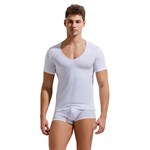 Мужская футболка с глубоким вырезом Gauvine 399741