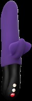 Фиолетовый пульсатор с клиторальным лепестком Bi Stronic Fusion - 21,5 см. - фото 1429950