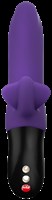 Фиолетовый пульсатор с клиторальным лепестком Bi Stronic Fusion - 21,5 см. - фото 1429951