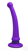 Фиолетовый анальный стимулятор Rapier Plug - 15 см. - фото 143118