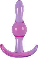Фиолетовая анальная пробка Jelly Rancher T-Plug Wave - 9,7 см. - фото 218187