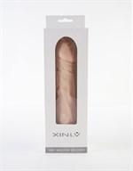 Реалистичный вибромассажёр с венами и складочками - 17,5 см. - фото 247695