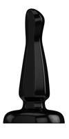 Черный анальный стимулятор на присоске Bottom Line Model 3 - 13 см. - фото 143418