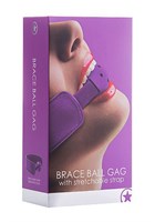 Кляп Brace Balll Purple - фото 143437