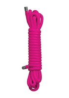 Розовая веревка для бандажа Japanese - 5 м. - фото 143442
