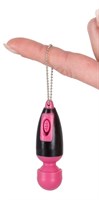 Мини-вибратор Key Ring Vibe в виде брелка - 6,5 см. - фото 143551
