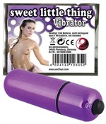 Фиолетовая вибропуля Sweet Little Thing - 7 см. - фото 143559