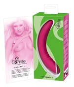 Розовый изогнутый вибратор Sprawly - 18 см. - фото 247843