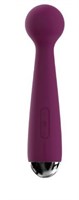 Фиолетовый вибростимулятор Mini Emma с гнущейся головкой-шаром - 16,5 см. - фото 74976