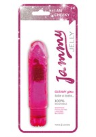 Розовый мини-вибратор JAMMY JELLY GLEAMY GLITTER с блёстками - 13,5 см. - фото 248386 Розовый мини-вибратор JAMMY JELLY GLEAMY GLITTER с блёстками - 13,5 см. - фото 248386