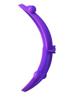 Фиолетовое эрекционное кольцо на пенис и мошонку Infinity Ring - фото 126901