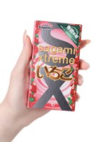 Презервативы Sagami Xtreme Strawberry c ароматом клубники - 10 шт. - фото 1334977