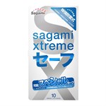 Презервативы Sagami Xtreme Ultrasafe с двойным количеством смазки - 10 шт. - фото 1391221