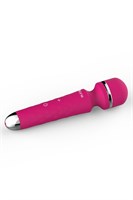 Ярко-розовый вибростимулятор Rock - 19,2 см. - фото 144143