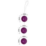 Фиолетовые вагинальные шарики на веревочке - фото 1431015