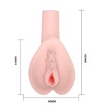 Мастурбатор-вагина с волосиками и вибрацией Rose 45534