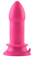 Розовая анальная втулка большого размера POPO Pleasure - 14,0 см. - фото 75530
