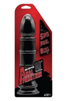 Чёрный анальный фаллоимитатор с рёбрышками Anal Munition Huge Butt Plug - 28,5 см. 45909 - фото 74595