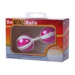 Розовые вагинальные шарики на мягкой сцепке BE MINI BALLS - фото 144958